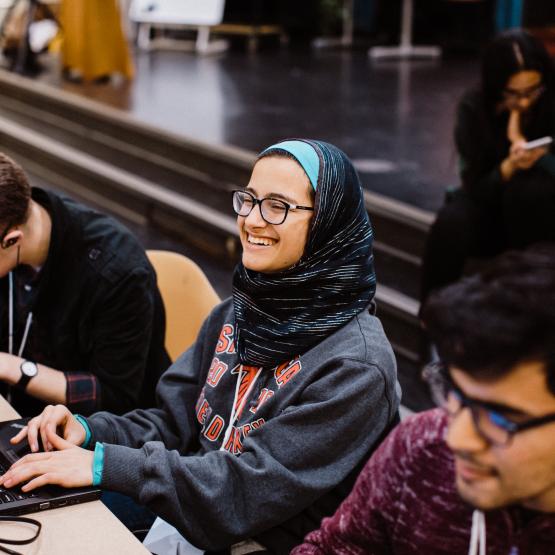 Students at CruzHacks